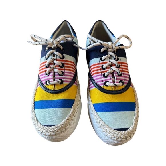 Kate Spade - Boat Party - Multi Bright Color Fabric Sneakers Women’s Size 5B - Picture 6 of 8